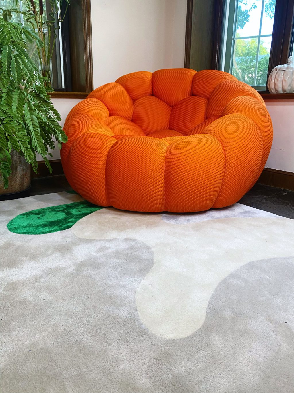 Custom Abstract Waterflow Carpet Rug – New Zealand Wool