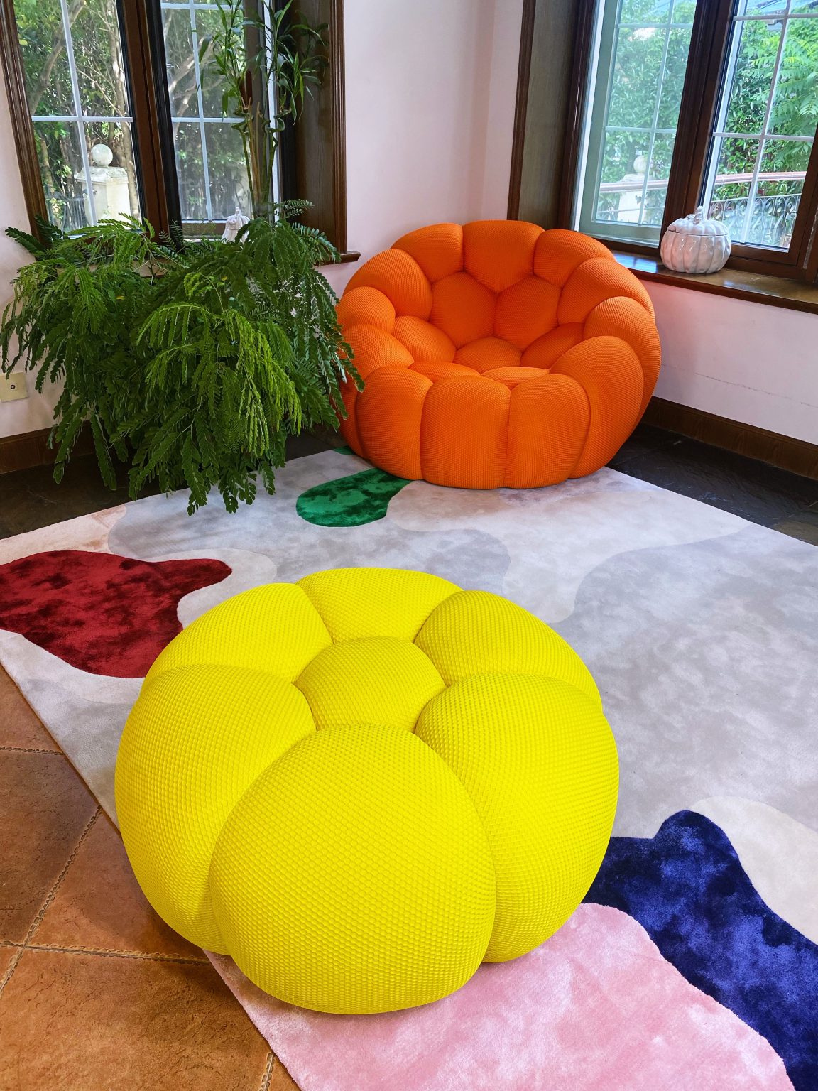 Custom Abstract Waterflow Carpet Rug-New Zealand Wool
