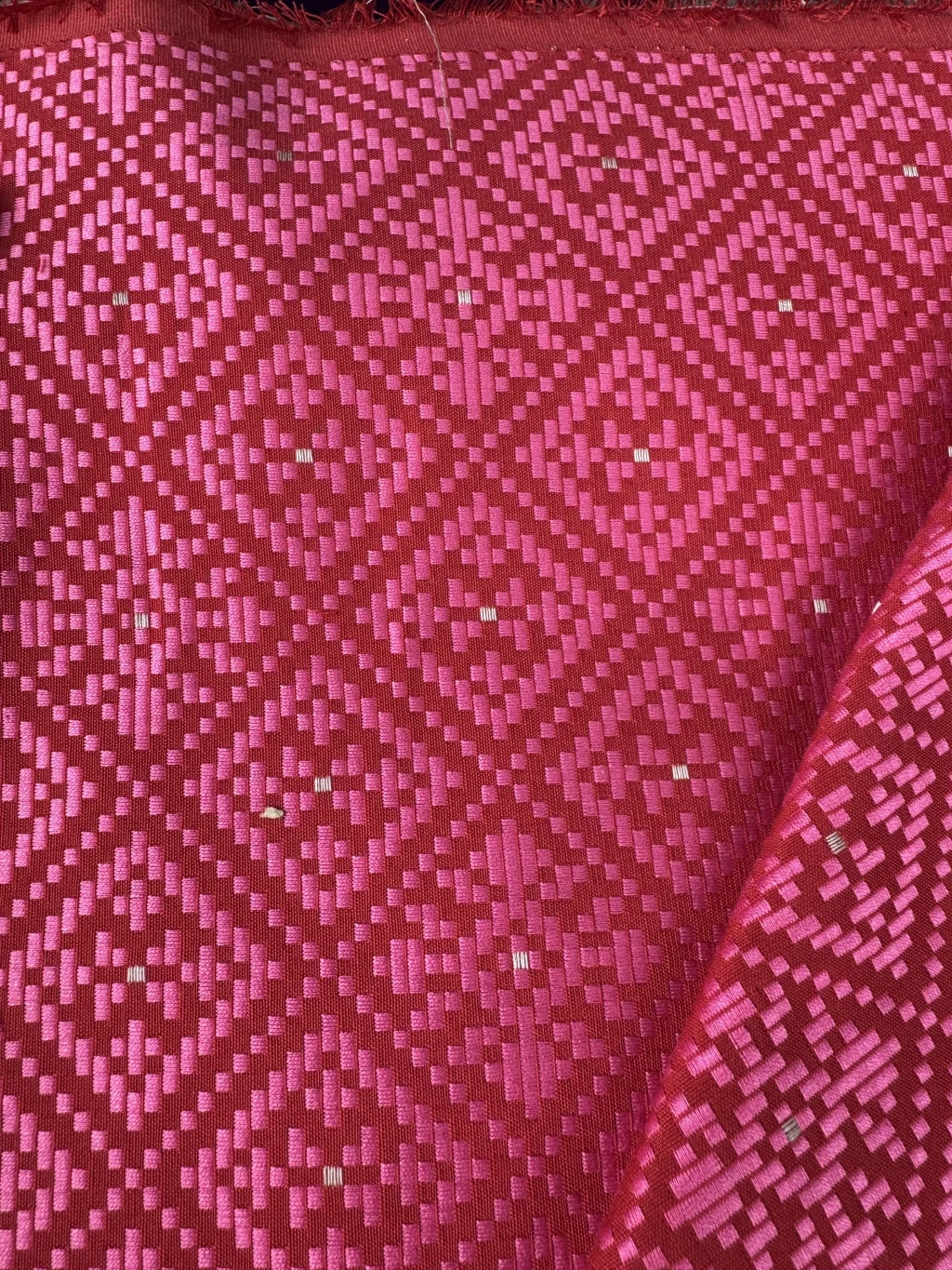 FABRIC COMBO GARNET