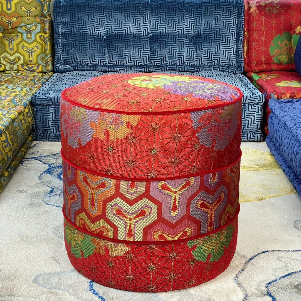 French Daybed Sofa : Red Couch Ottoman