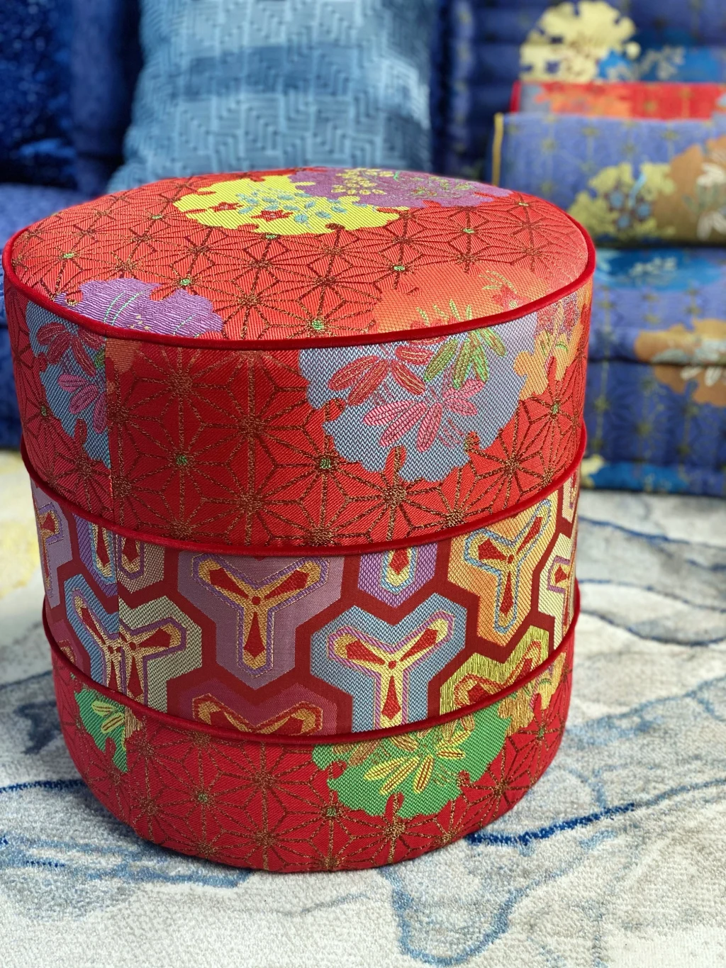 French Daybed Sofa : Red Couch Ottoman