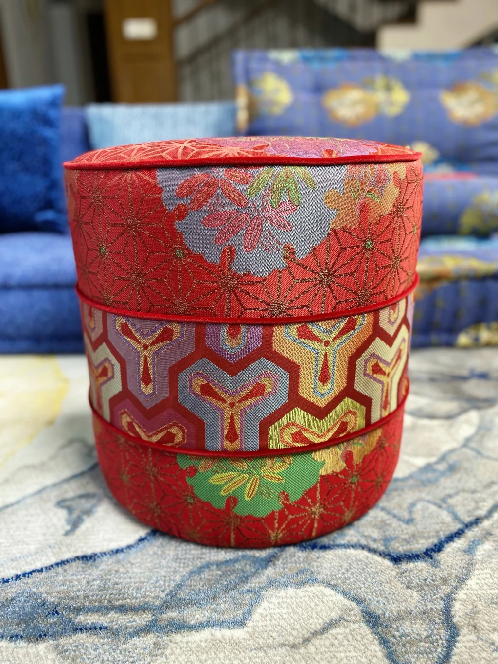 French Daybed Sofa : Red Couch Ottoman