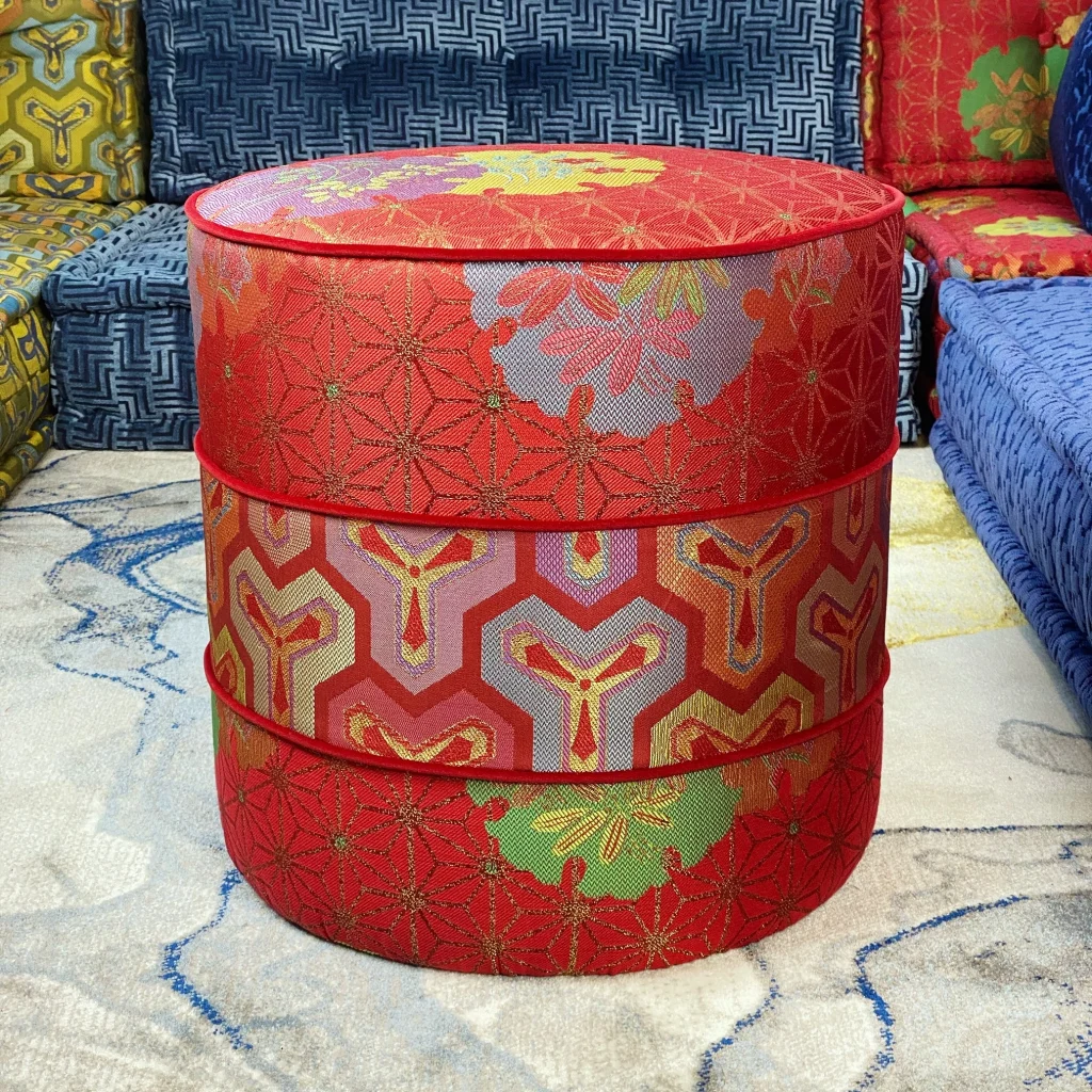 French Daybed Sofa : Red Couch Ottoman