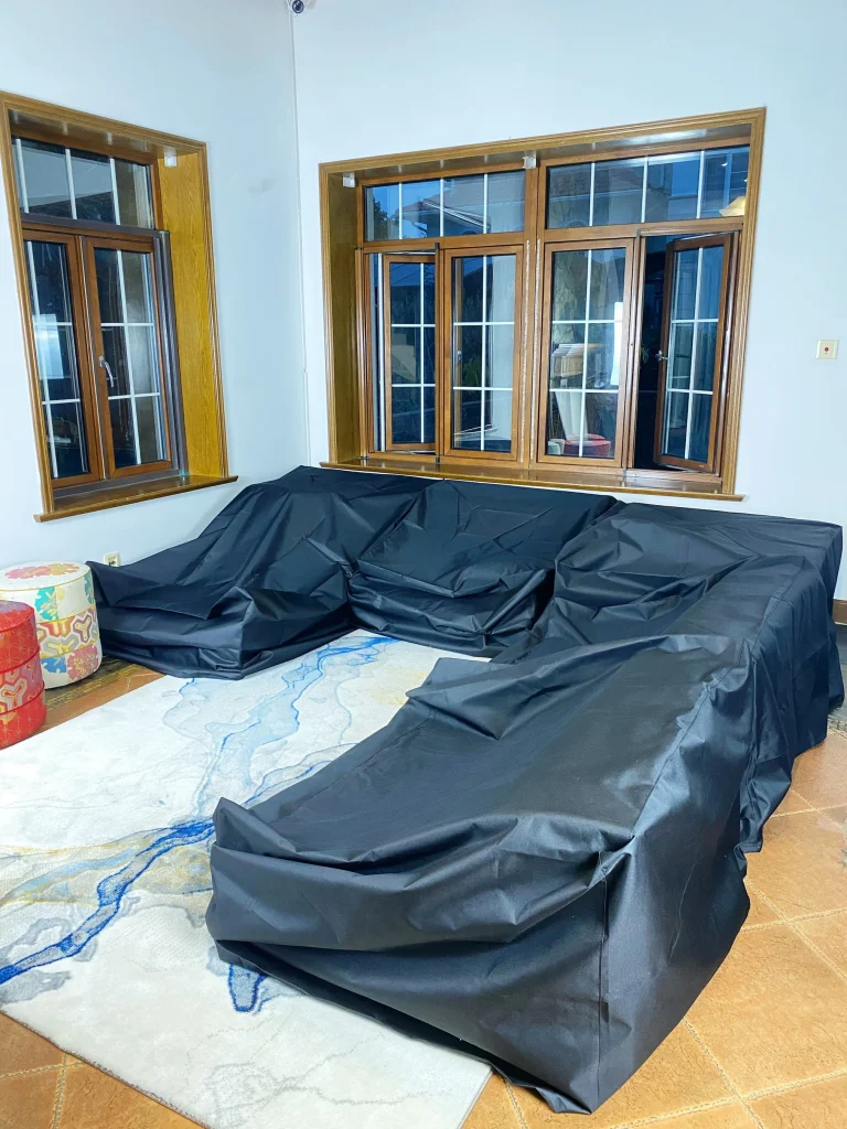 Sofa dust cover for single seaters and corner