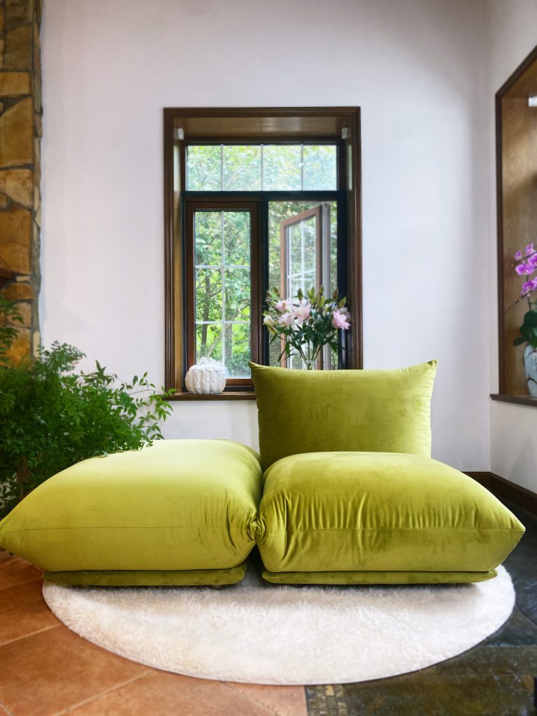 Marenco Marshmallow Seating System : Single Seater + Ottoman