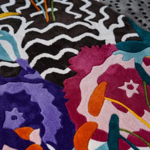 Mah Jong Floral Rug – New Zealand Wool