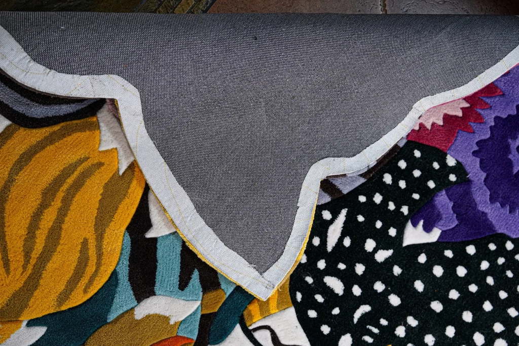 Mah Jong Floral Rug - New Zealand Wool