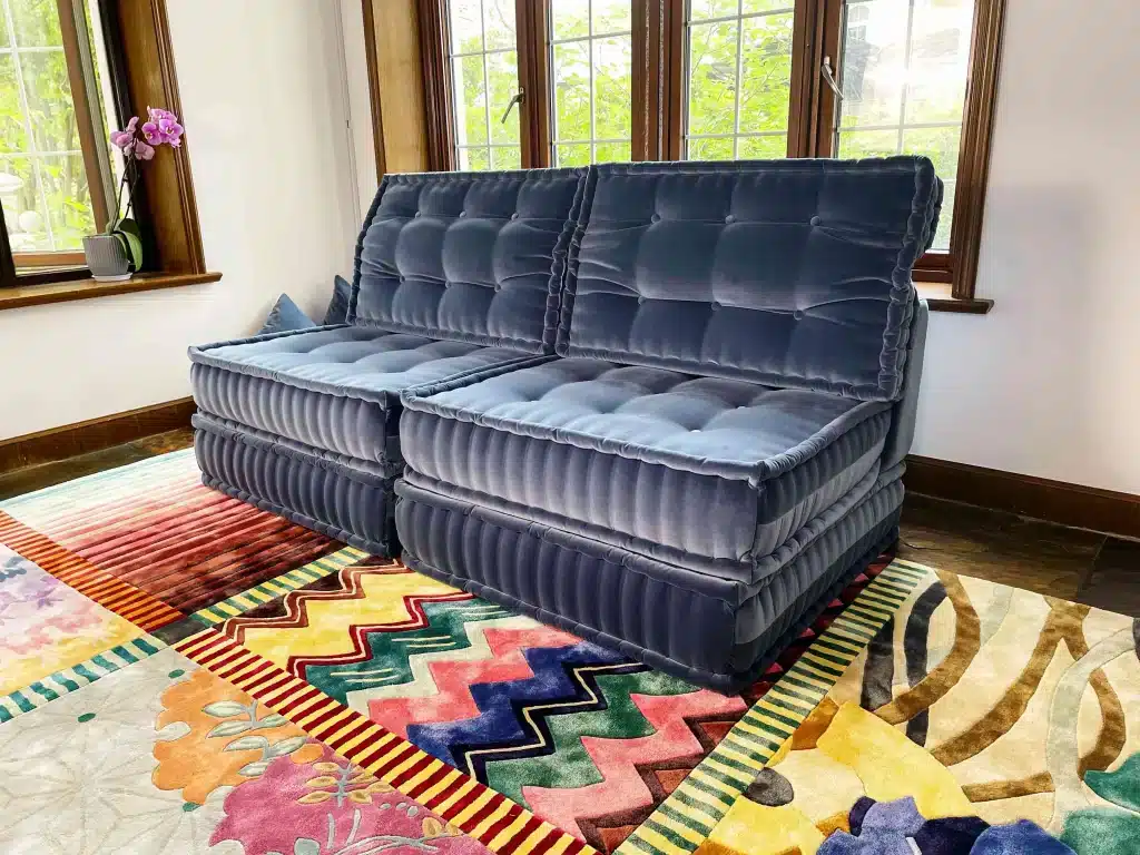 French daybed mah jong sofa set, Serena