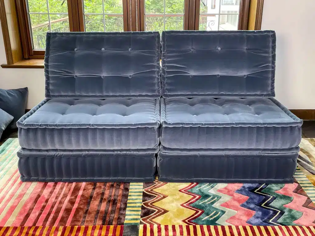 French daybed mah jong sofa set, Serena