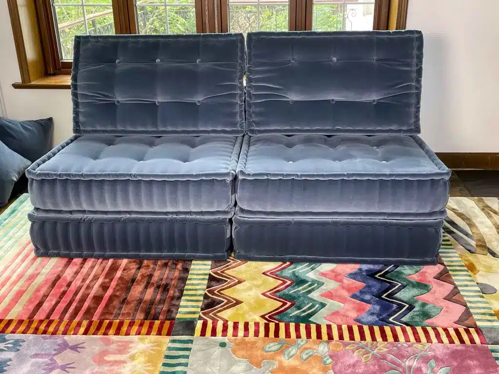 French daybed mah jong sofa set, Serena