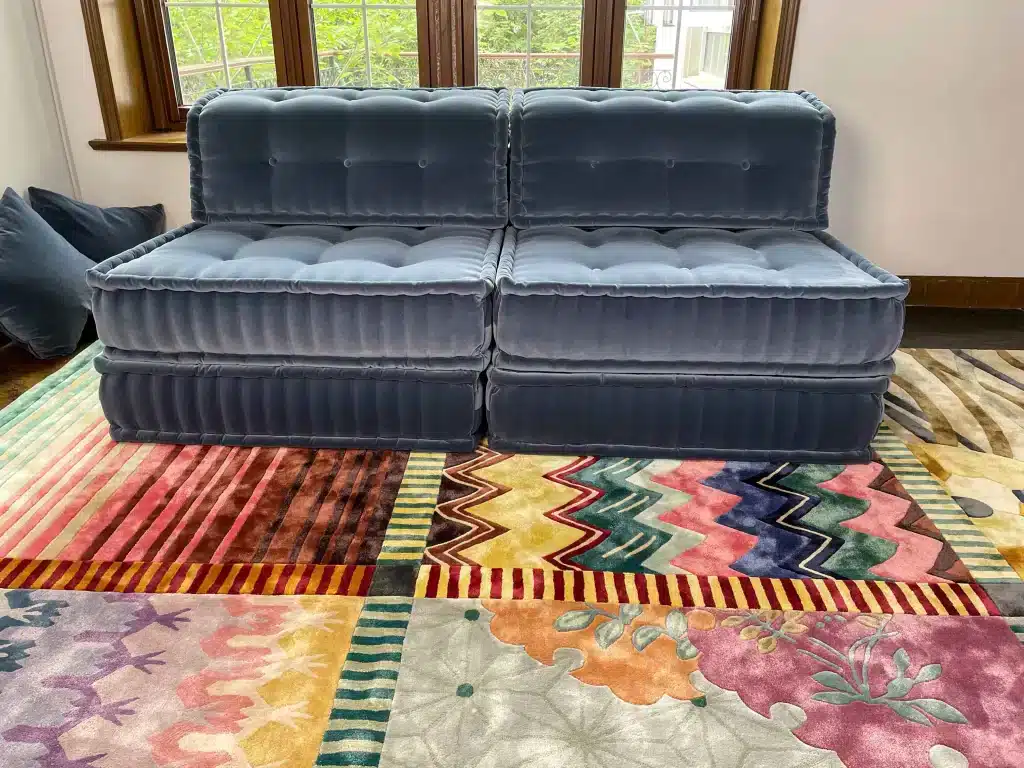French daybed mah jong sofa set, Serena
