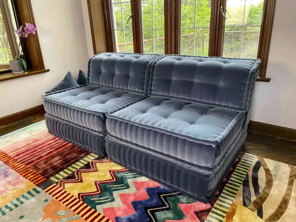 French daybed mah jong sofa set, Serena