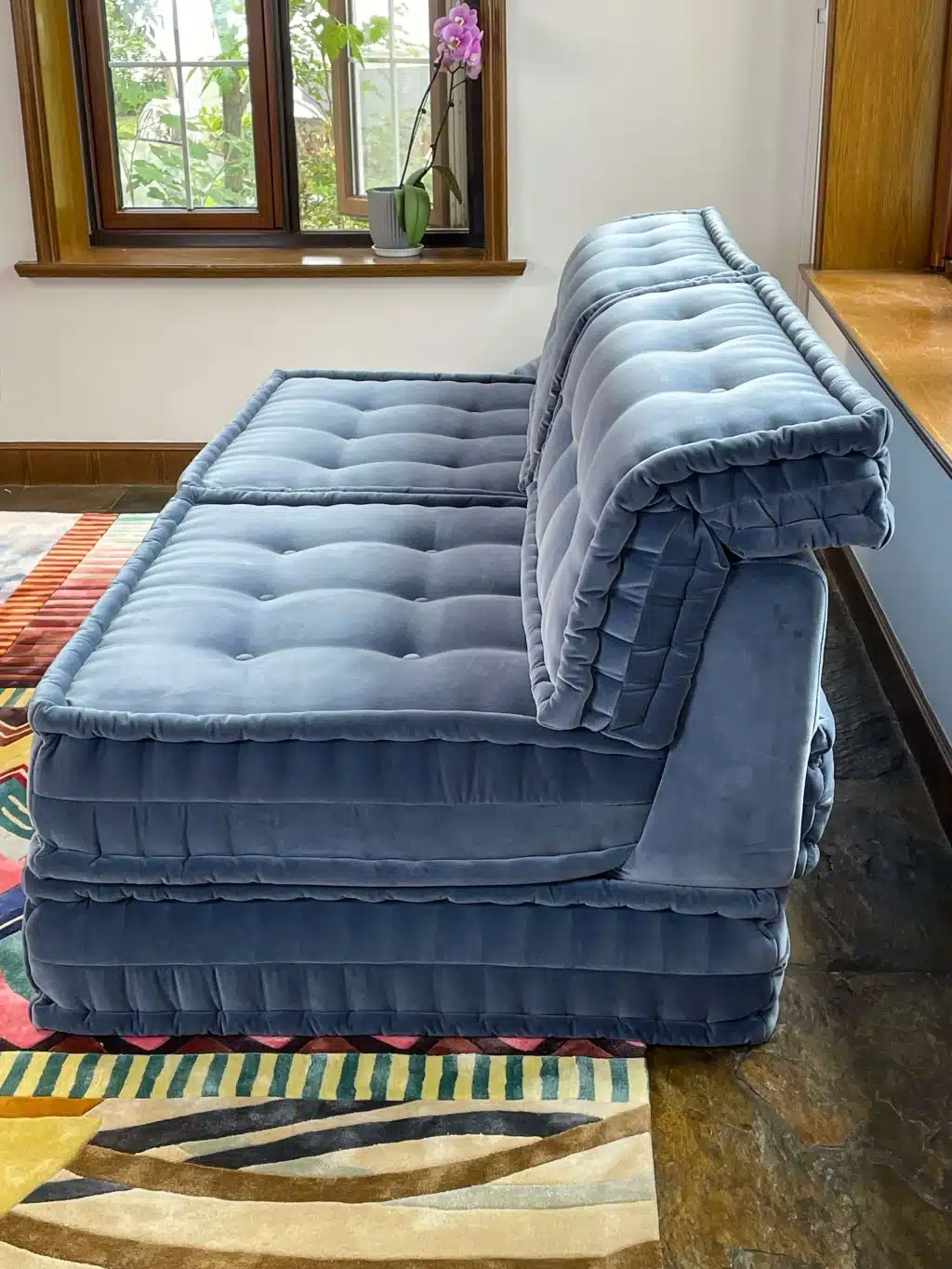 French daybed mah jong sofa set, Serena