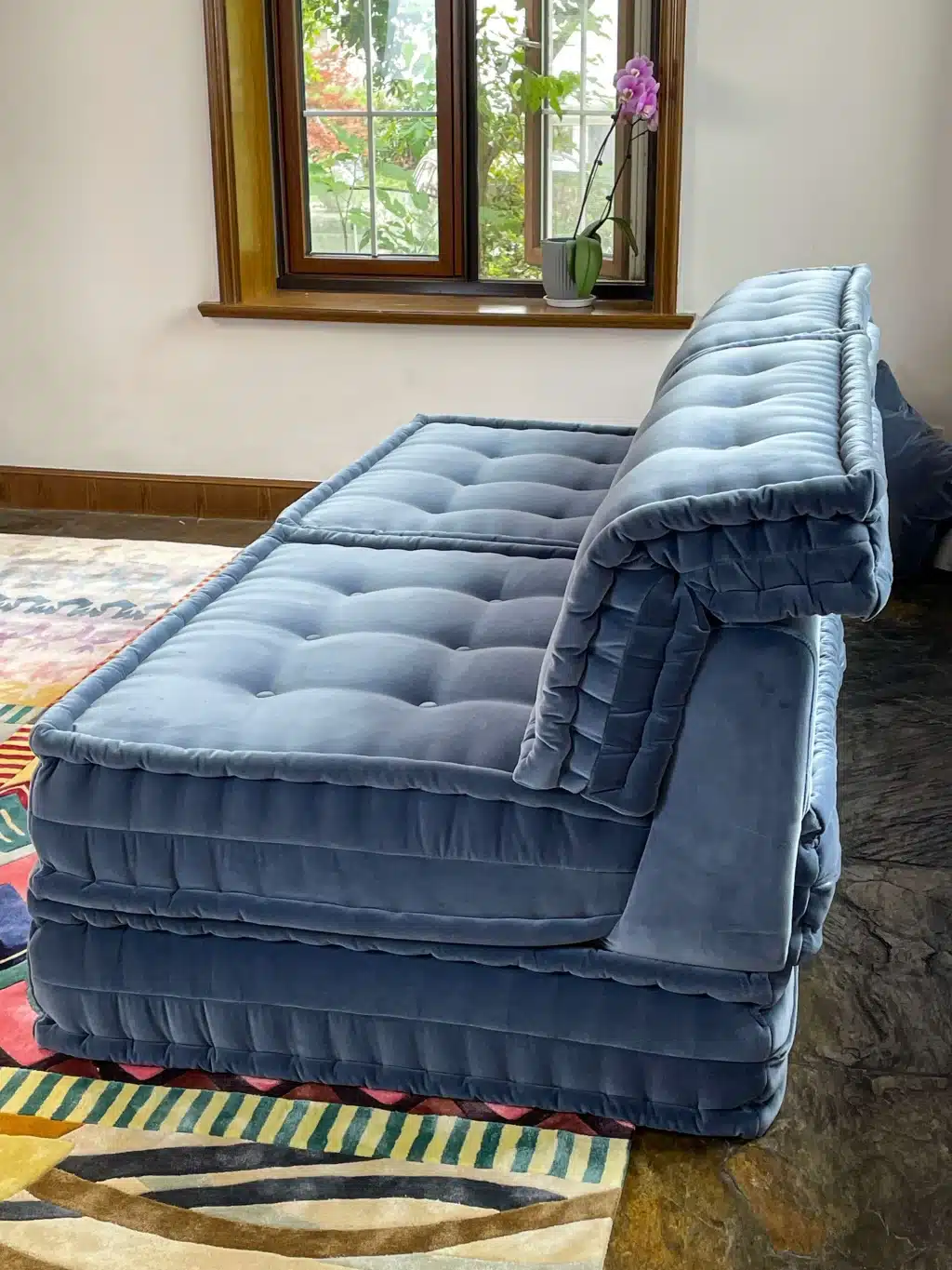 French daybed mah jong sofa set, Serena