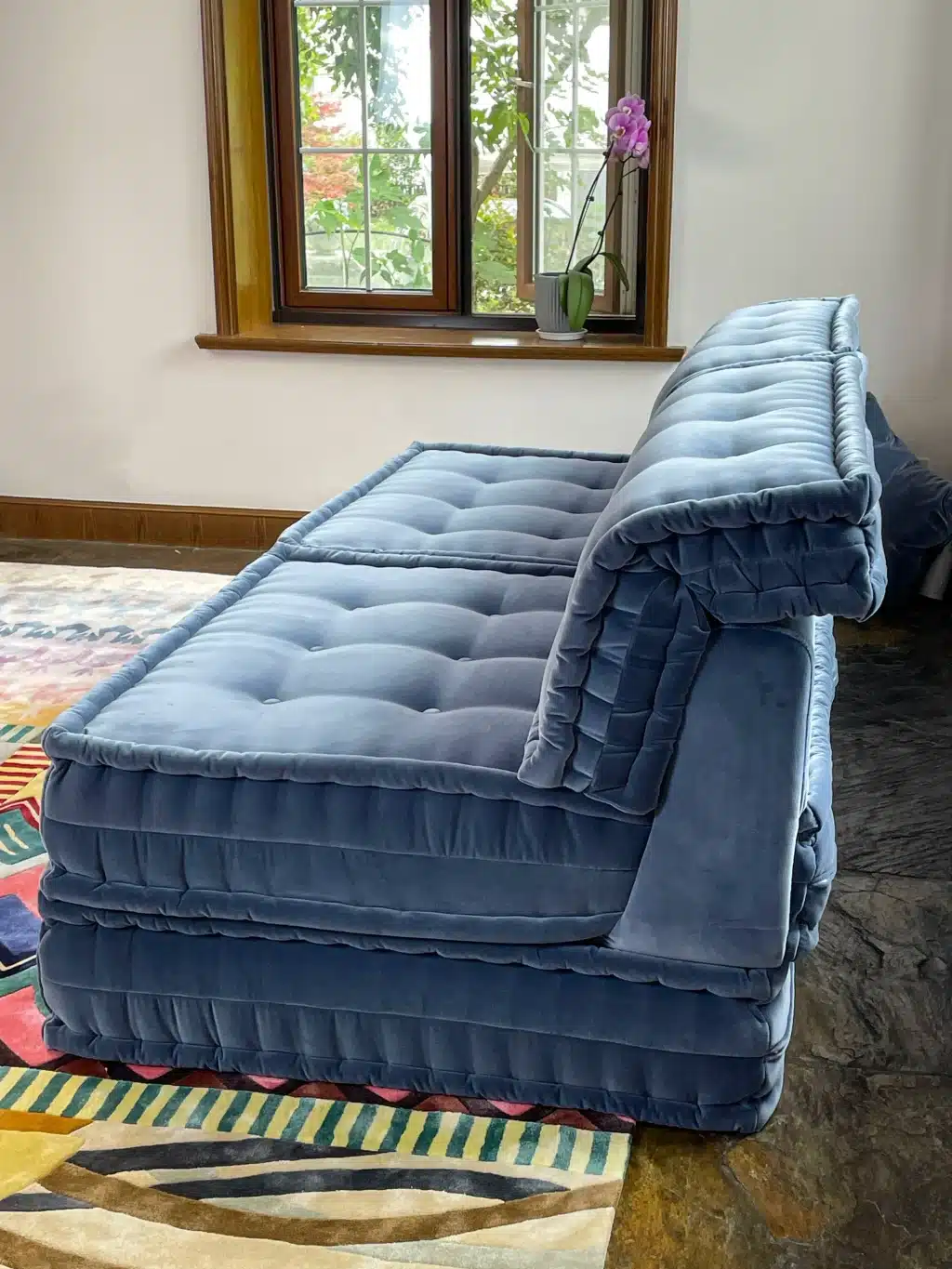French daybed mah jong sofa set, Serena