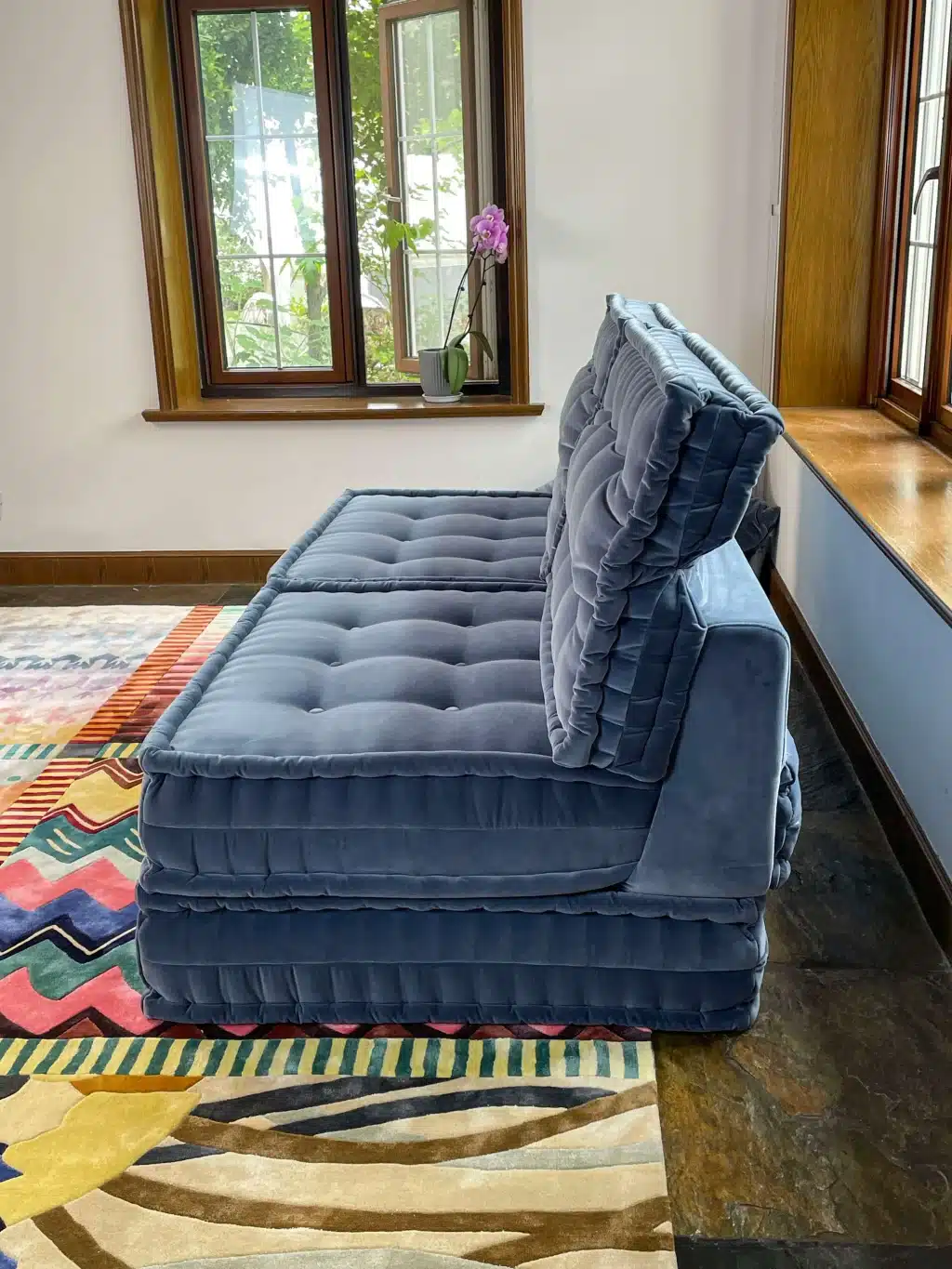 French daybed mah jong sofa set, Serena