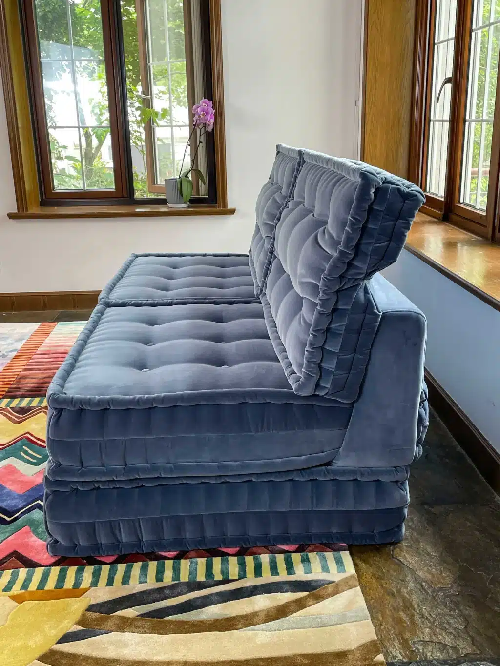 French daybed mah jong sofa set, Serena