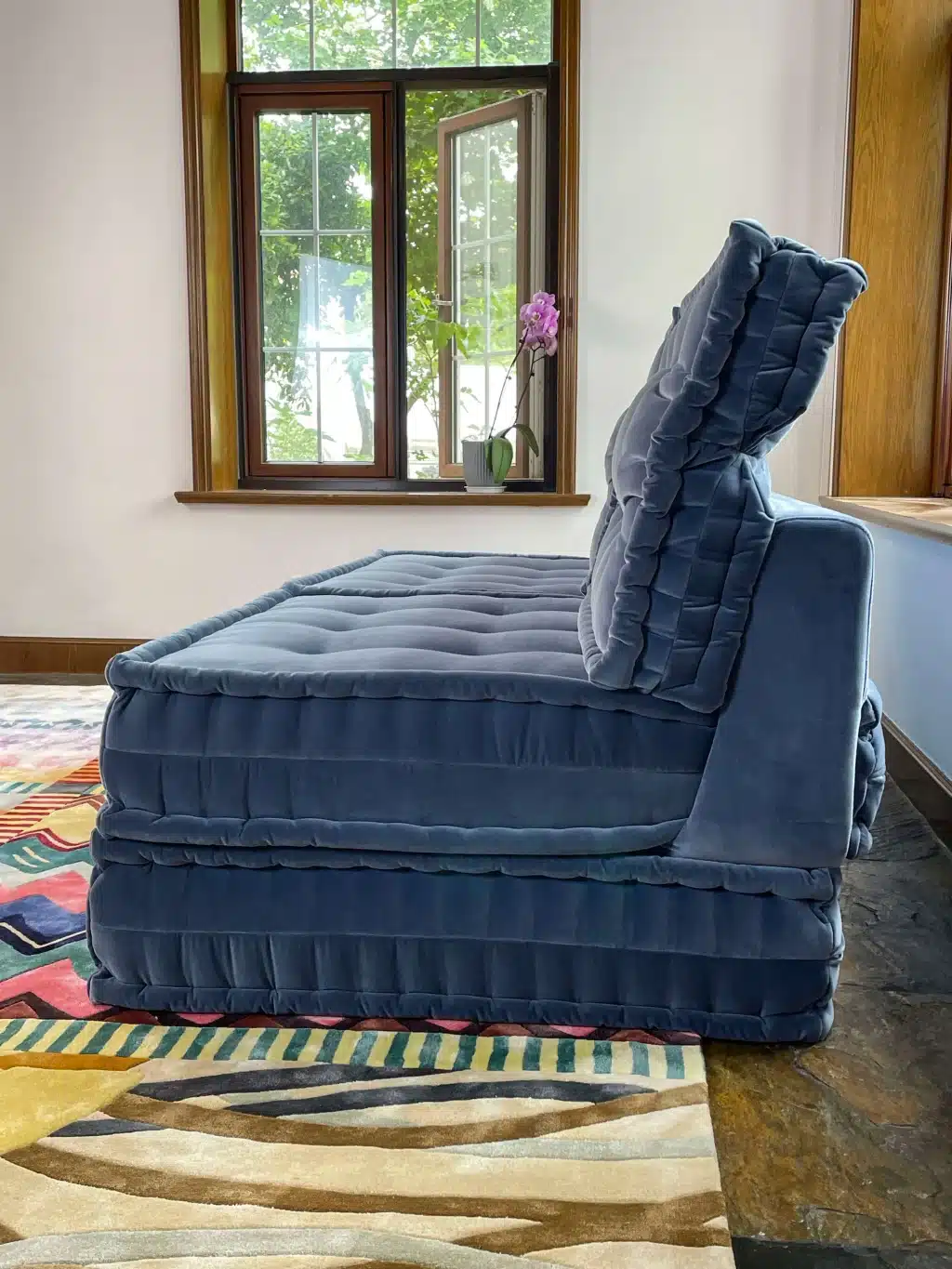 French daybed mah jong sofa set, Serena