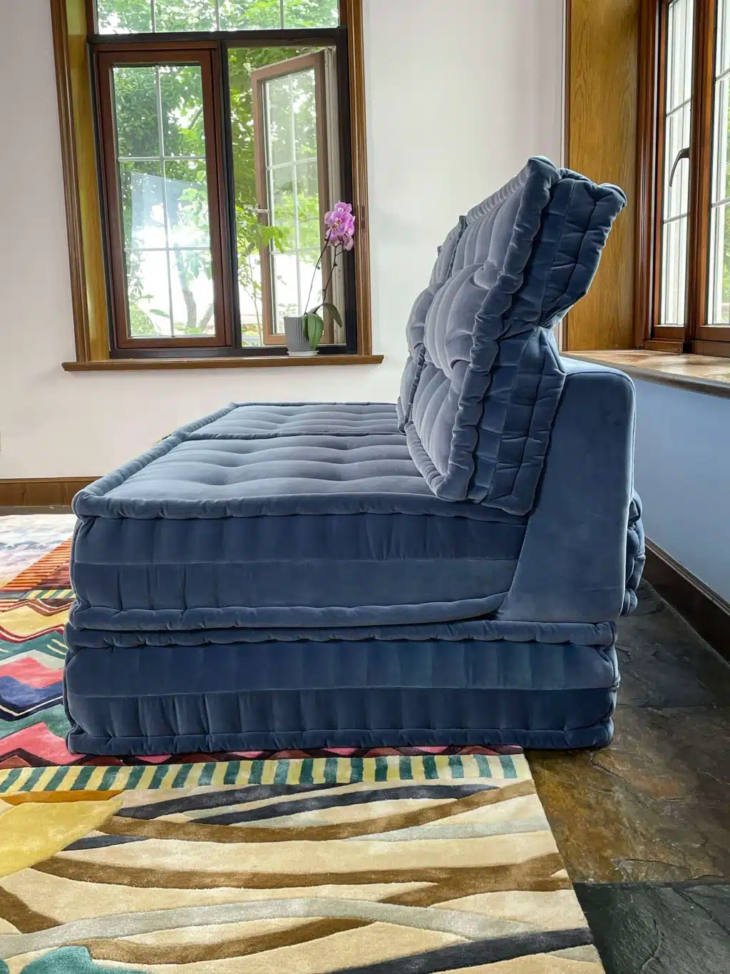 French daybed mah jong sofa set, Serena