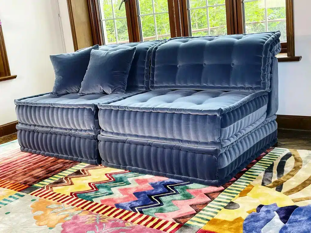 French daybed mah jong sofa set, Serena