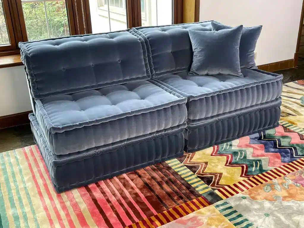 French daybed mah jong sofa set, Serena