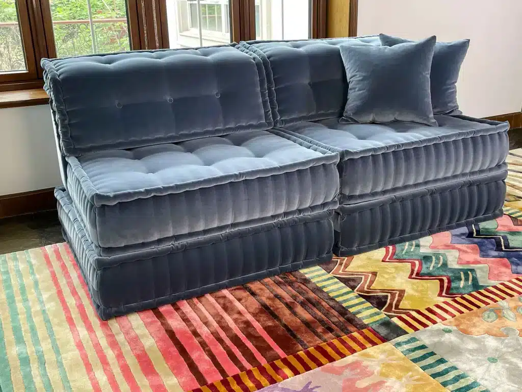 French daybed mah jong sofa set, Serena
