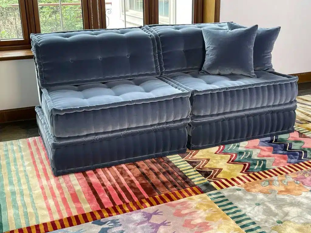 French daybed mah jong sofa set, Serena