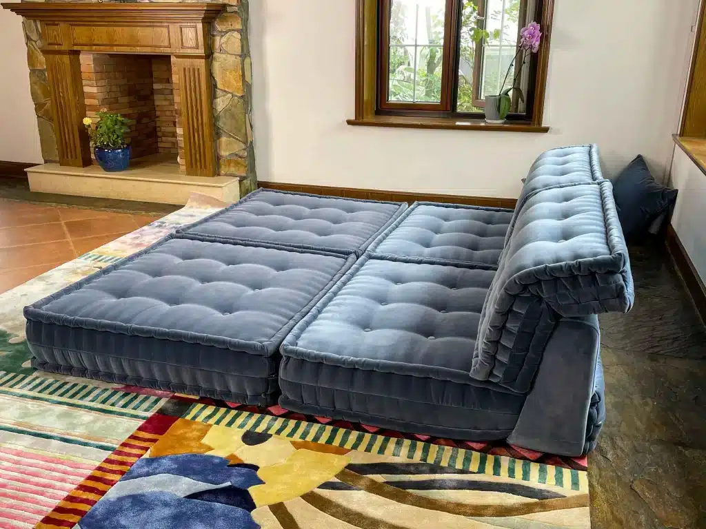 French daybed mah jong sofa set, Serena