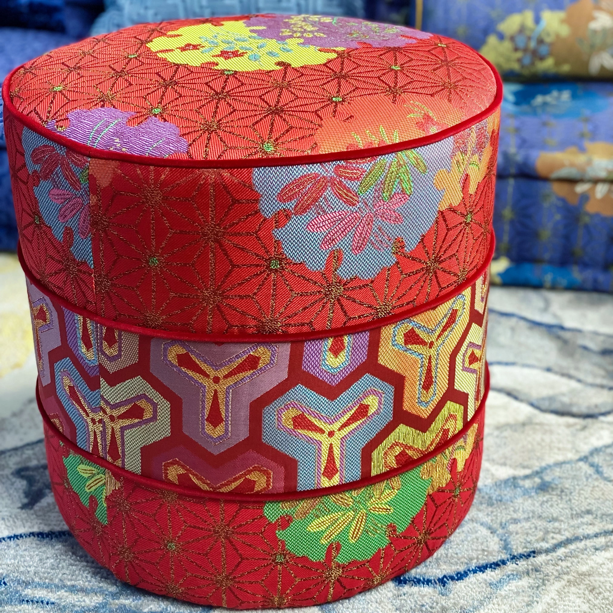 French Daybed Sofa : Red Couch Ottoman