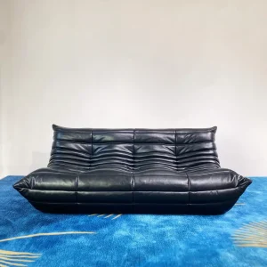 Togo Sectional : Three Seater Sofa Without Arms (Leather)