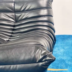 Togo Sectional : Three Seater Sofa Without Arms (Leather)