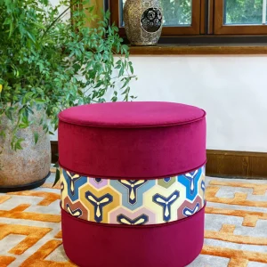 French Daybed Sofa : Burgundy Couch Ottoman