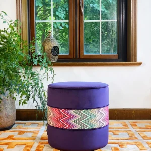 French Daybed Sofa : Purple Couch Ottoman
