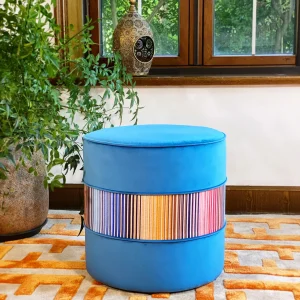 French Daybed Sofa : Blue Couch Ottoman