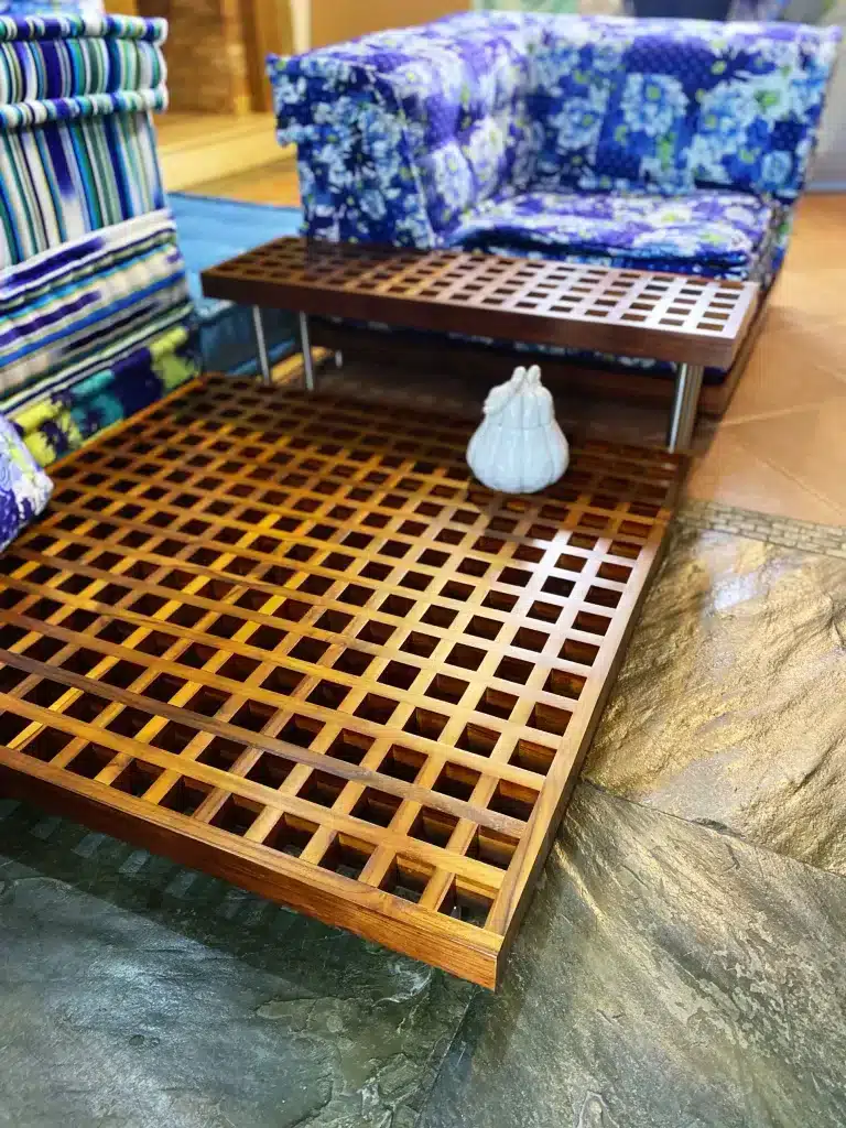 Natural Teak Wood Gap Table / Gap Coffee Table