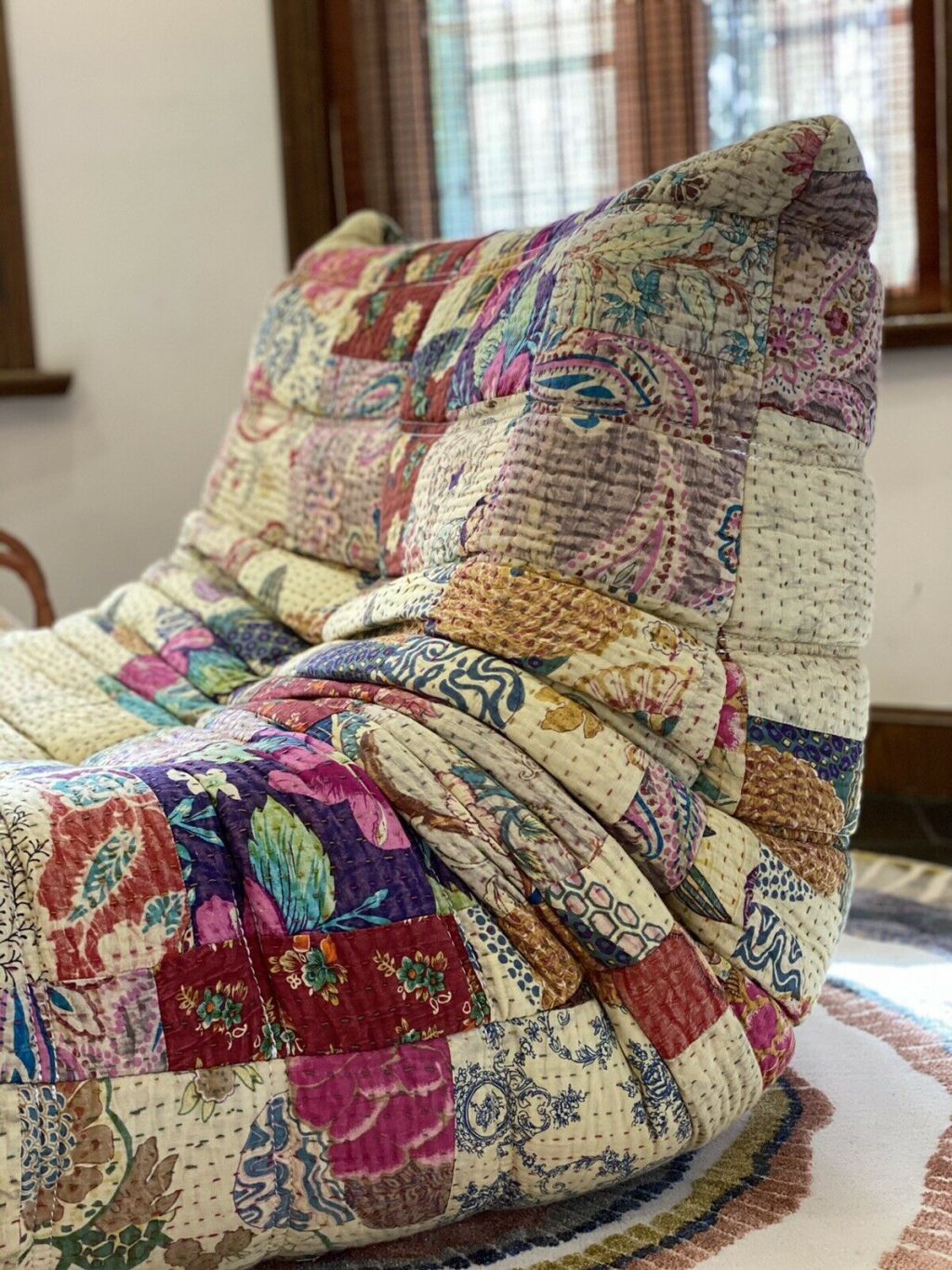 Togo Sectional : Fireside Single Seater Custom Fabric