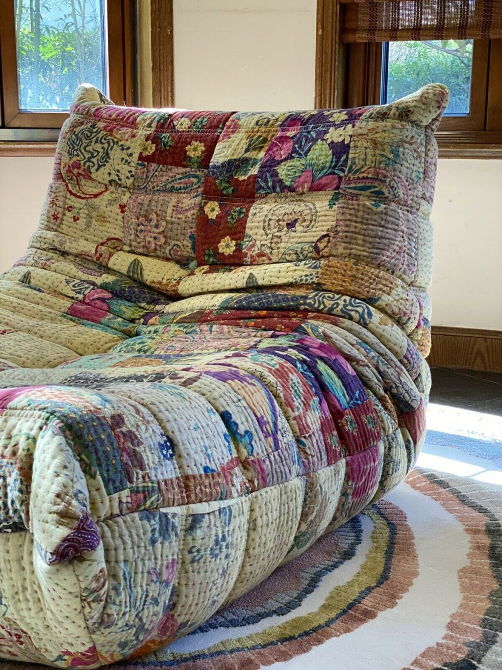 Togo Sectional : Fireside Single Seater Custom Fabric
