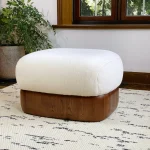 Asymmetrical Raphael Sofa: Ottoman