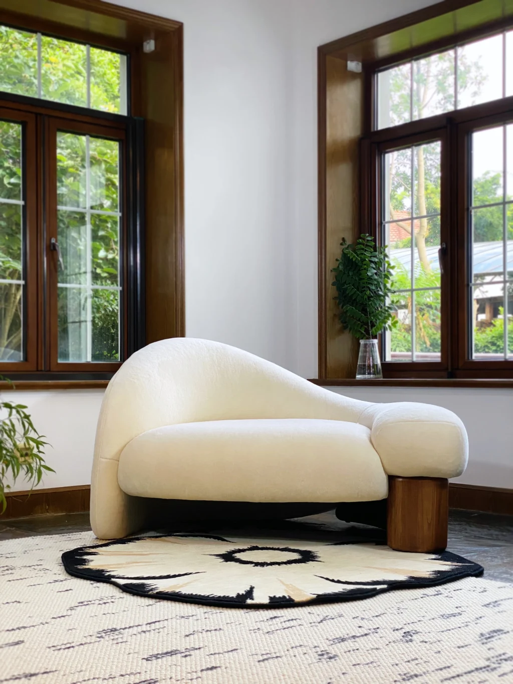 Asymmetrical Raphael Sofa: Armchair