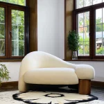 Asymmetrical Raphael Sofa: Armchair