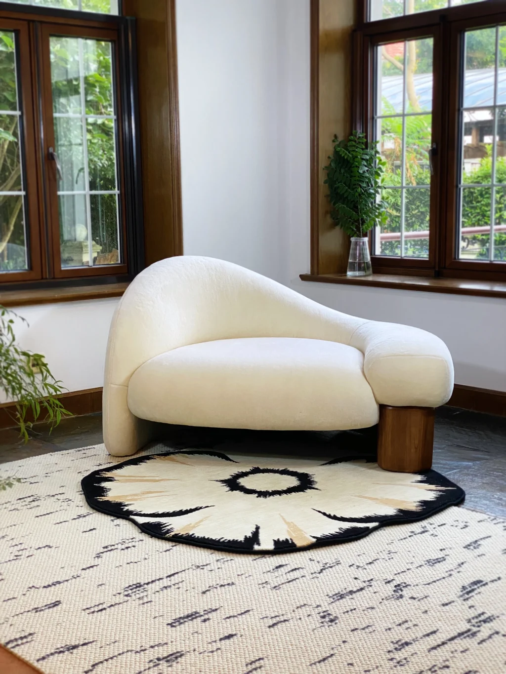 Asymmetrical Raphael Sofa: Armchair