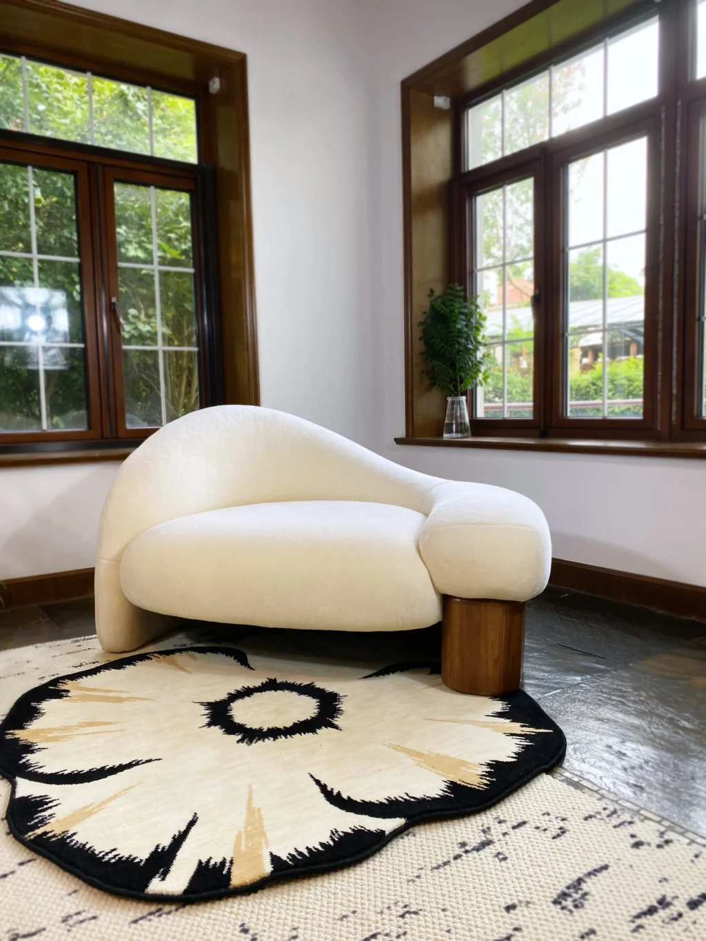 Asymmetrical Raphael Sofa: Armchair