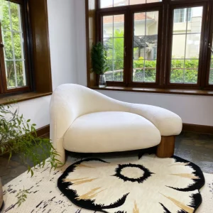 Asymmetrical Raphael Sofa: Armchair