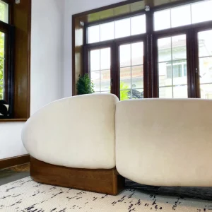 Asymmetrical Raphael Sofa: Two Seater