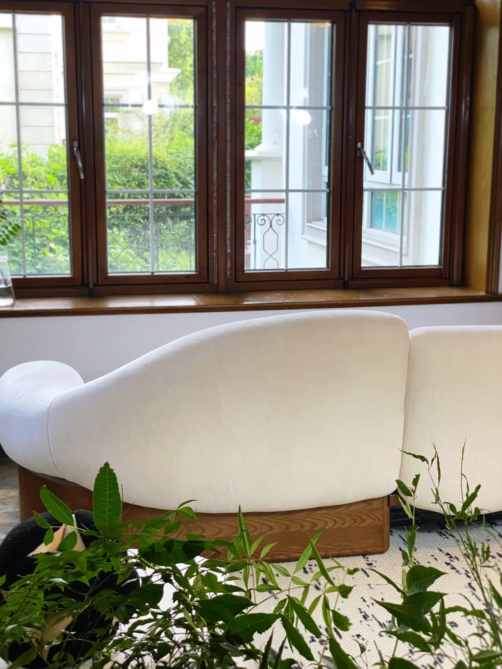 Asymmetrical Raphael Sofa: Two Seater