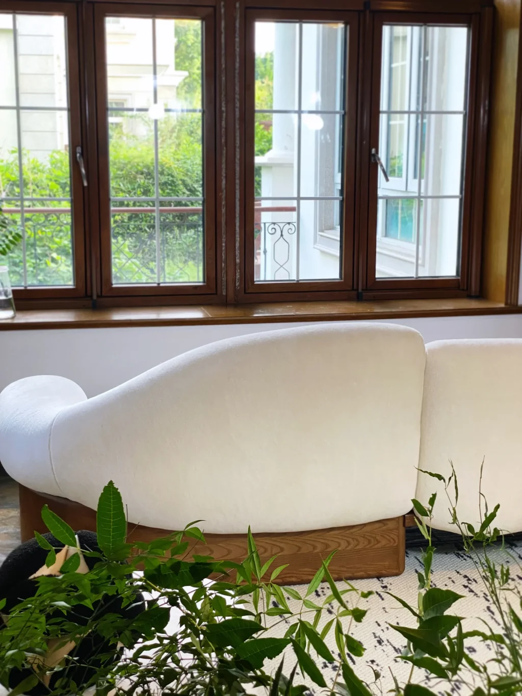 Asymmetrical Raphael Sofa: Two Seater