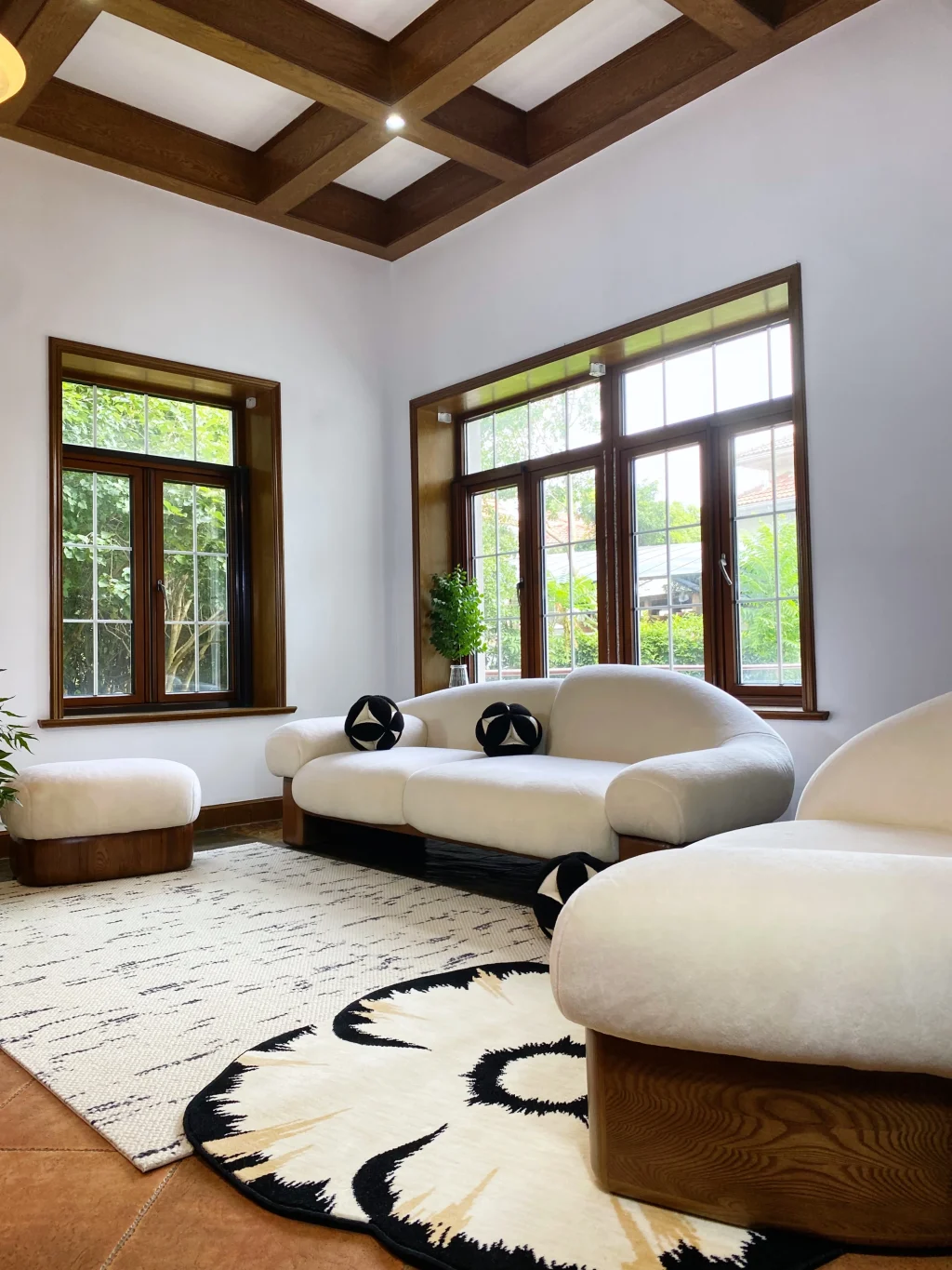 Asymmetrical Raphael Sofa: Two Seater