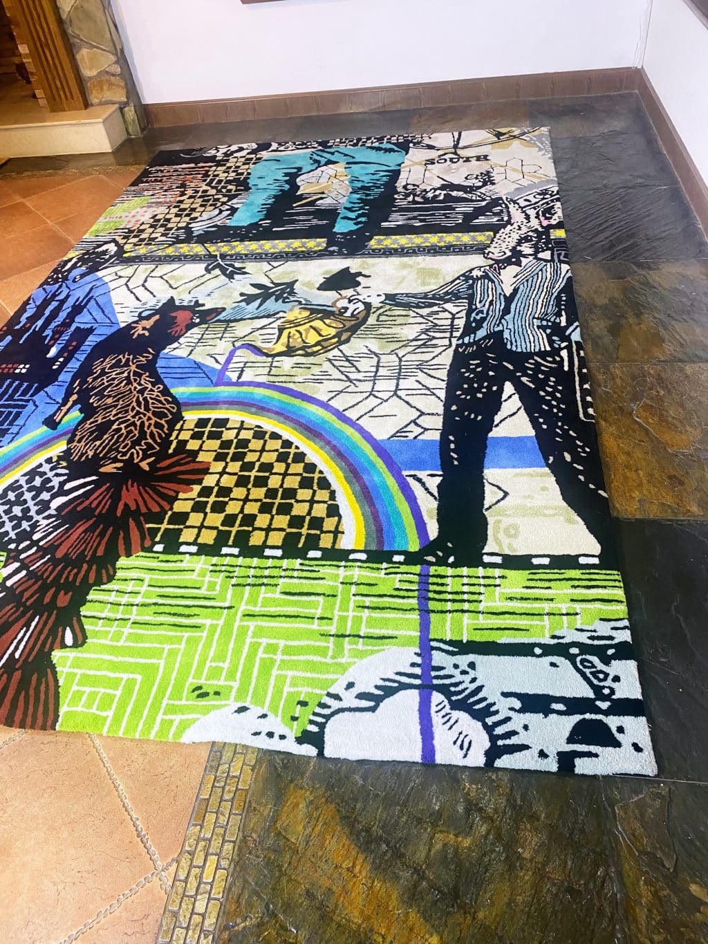 Designer City Fox Wool Rug-New Zealand Wool