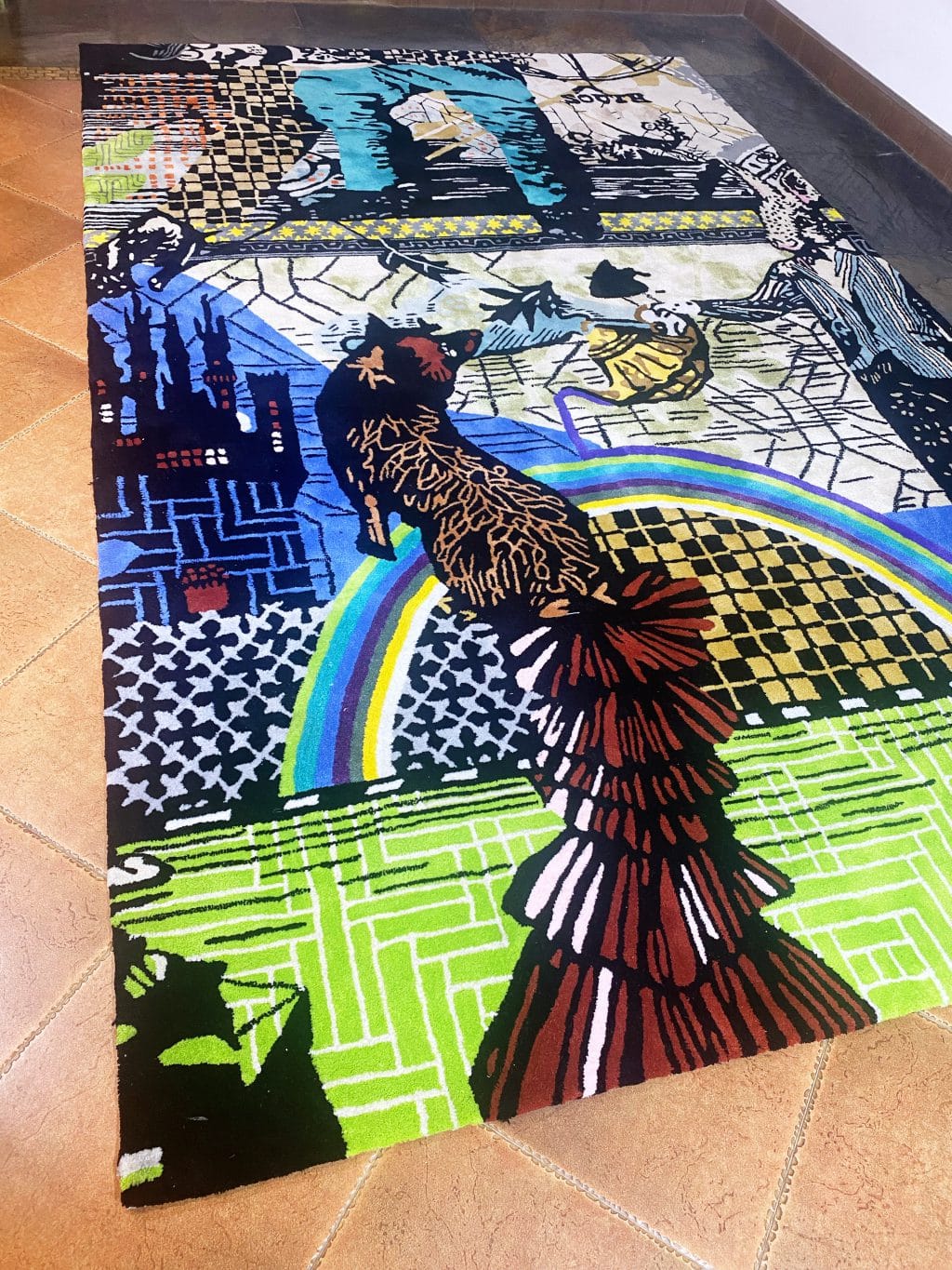 Designer City Fox Wool Rug-New Zealand Wool