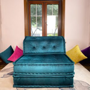 Mah Jong Sofa Daybed: Teal